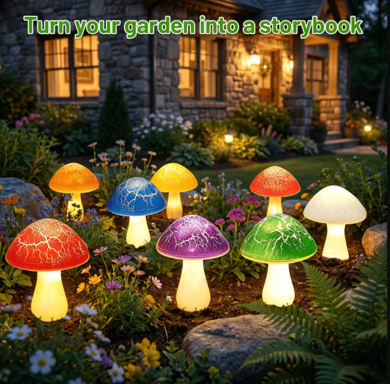 Luminous Solar Mushroom Garden Lights - EcoGlow™