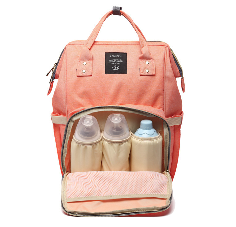 Diaper Backpack - LuxeMommy with Insulated Pockets