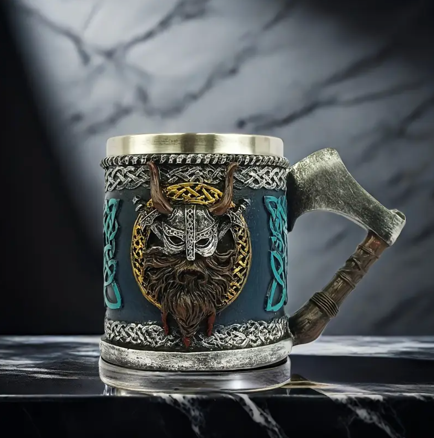 Viking Mug - NorseCraft™ with Durable Stoneware Design