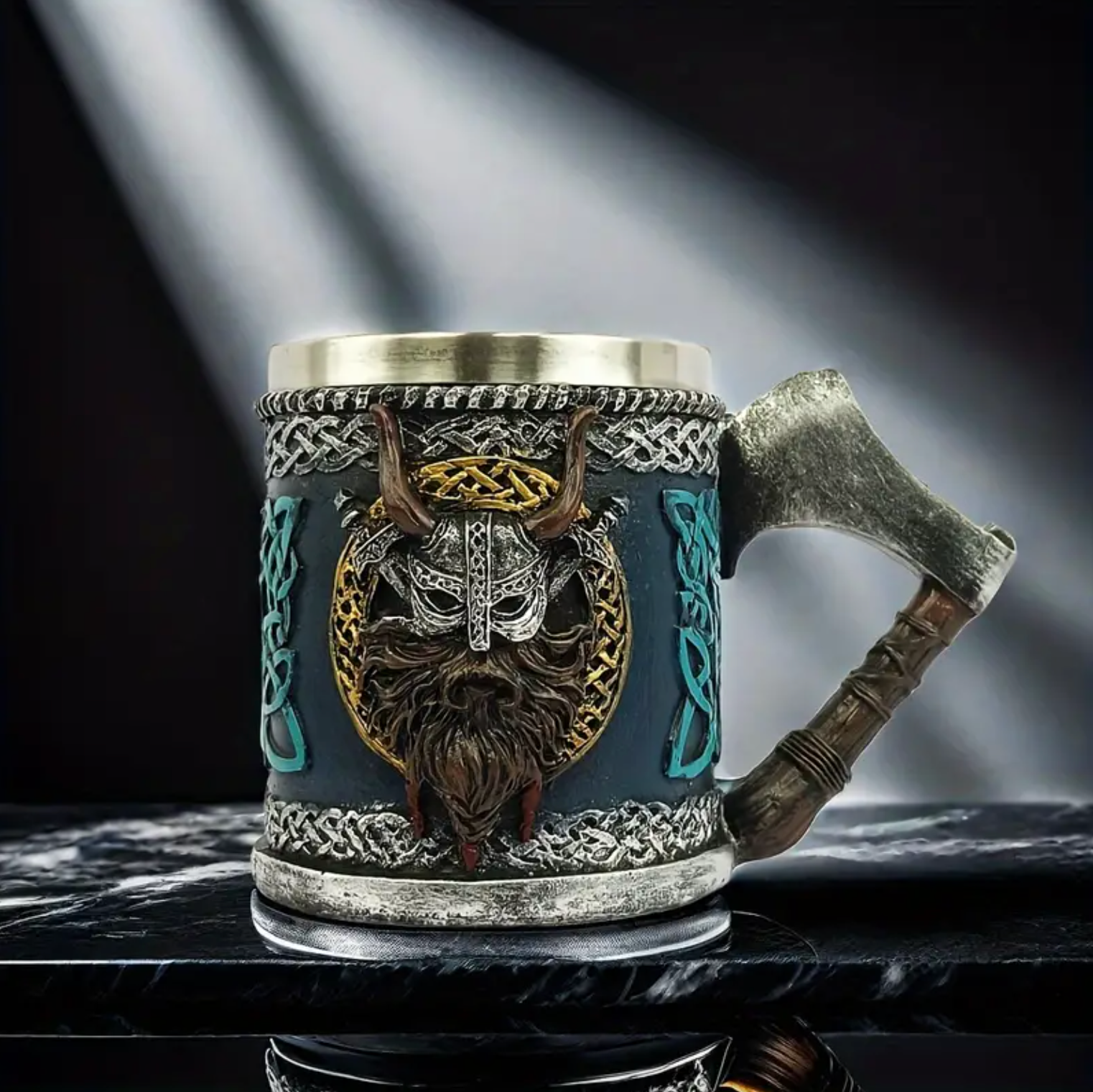 Viking Mug - NorseCraft™ with Durable Stoneware Design
