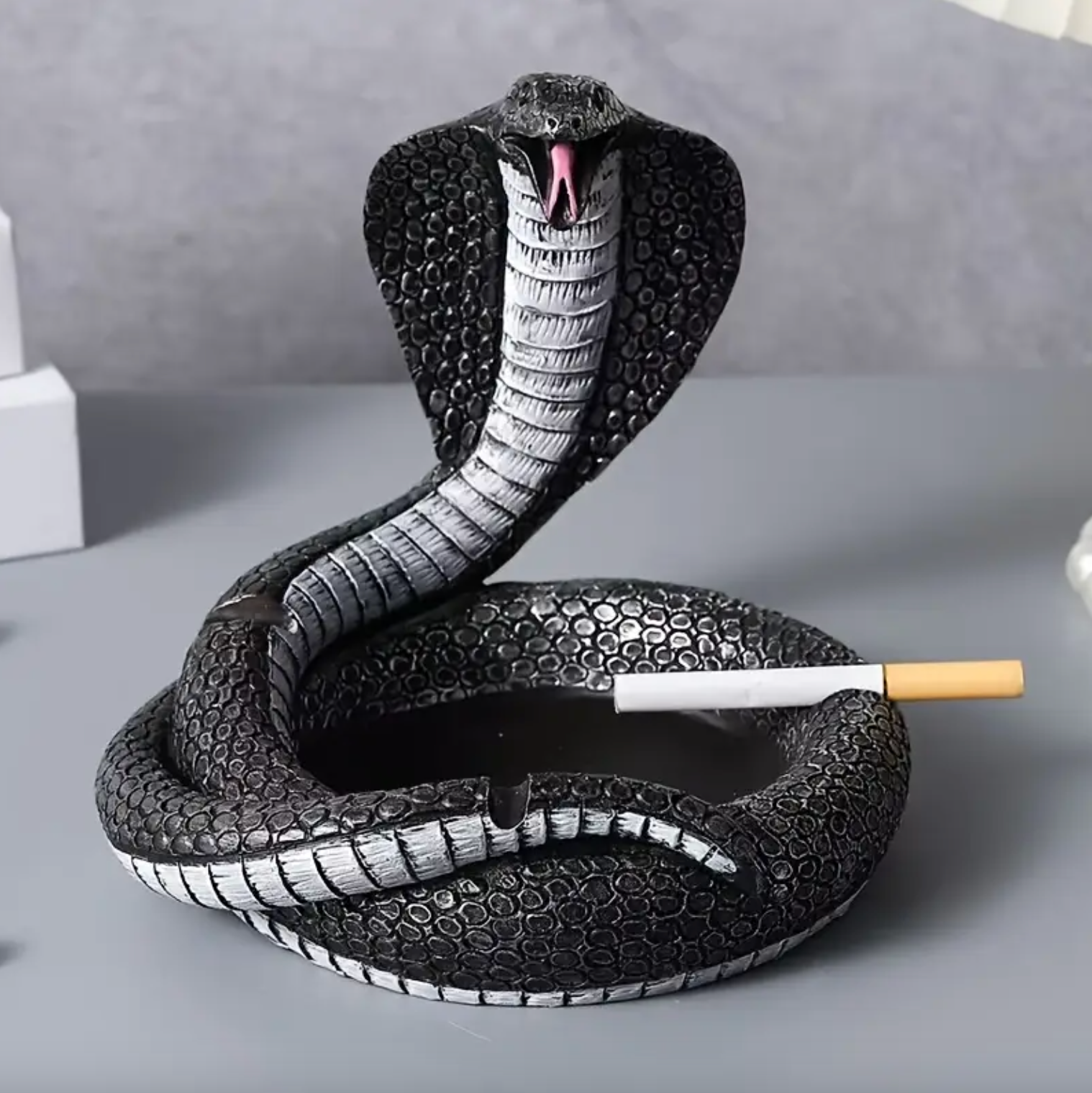 Cobra Snake Ashtray - SerpentCraft