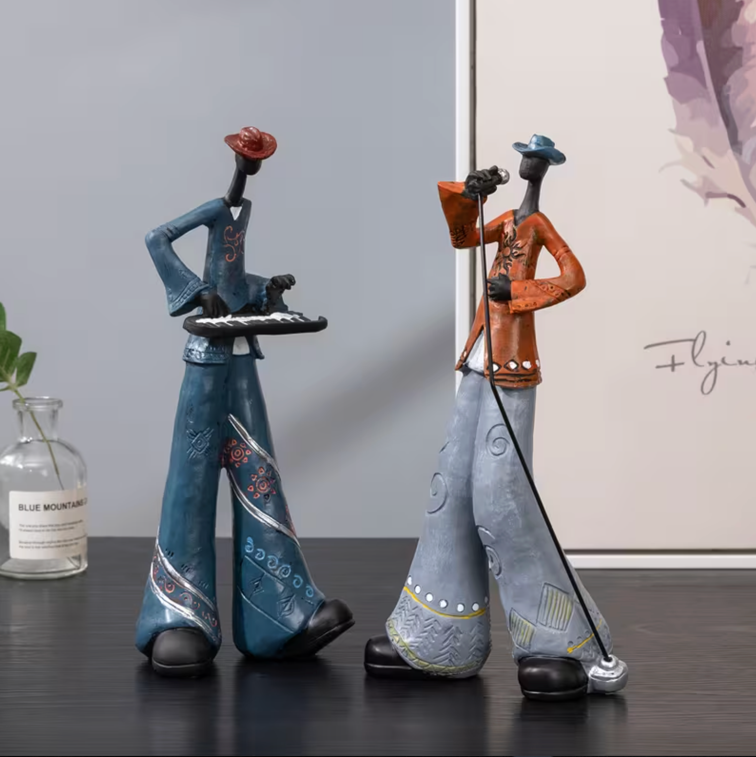 Vintage Jazz Band Figurines - HarmonyCraft Collectibles
