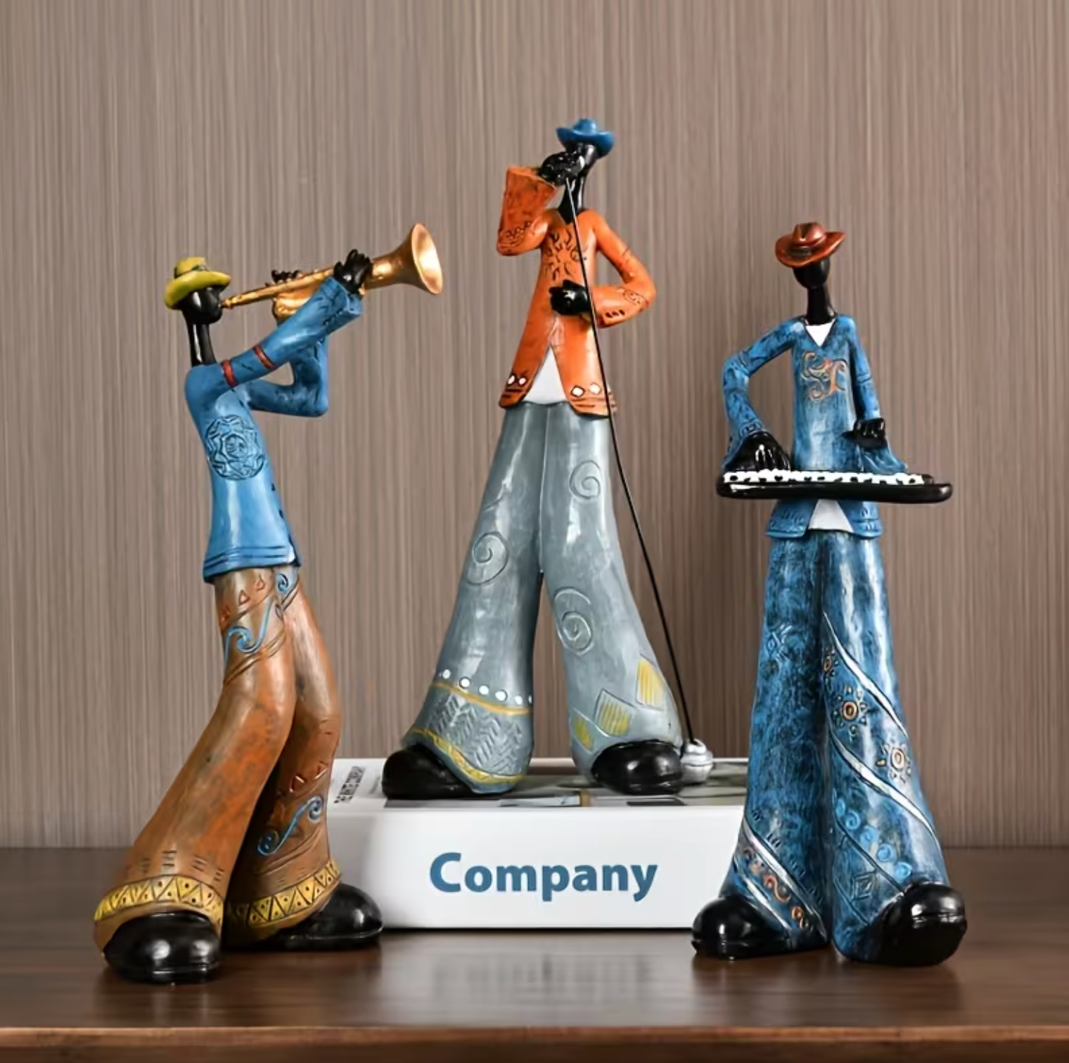 Vintage Jazz Band Figurines - HarmonyCraft Collectibles