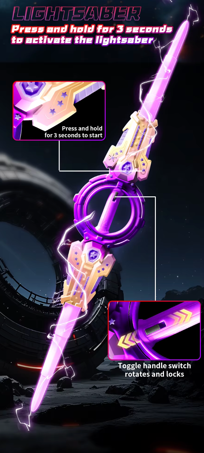 Double-Edge Lightsaber - LuminaCraft™