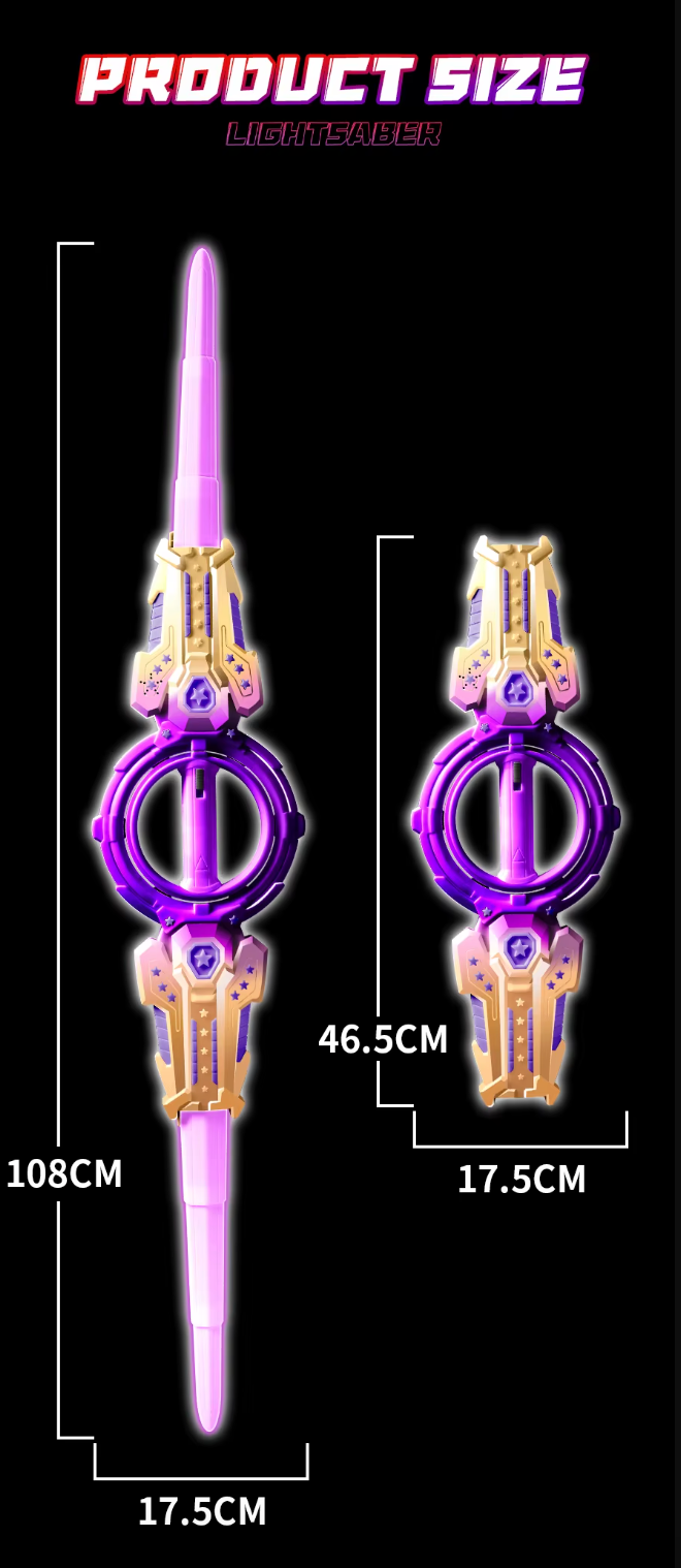 Double-Edge Lightsaber - LuminaCraft™