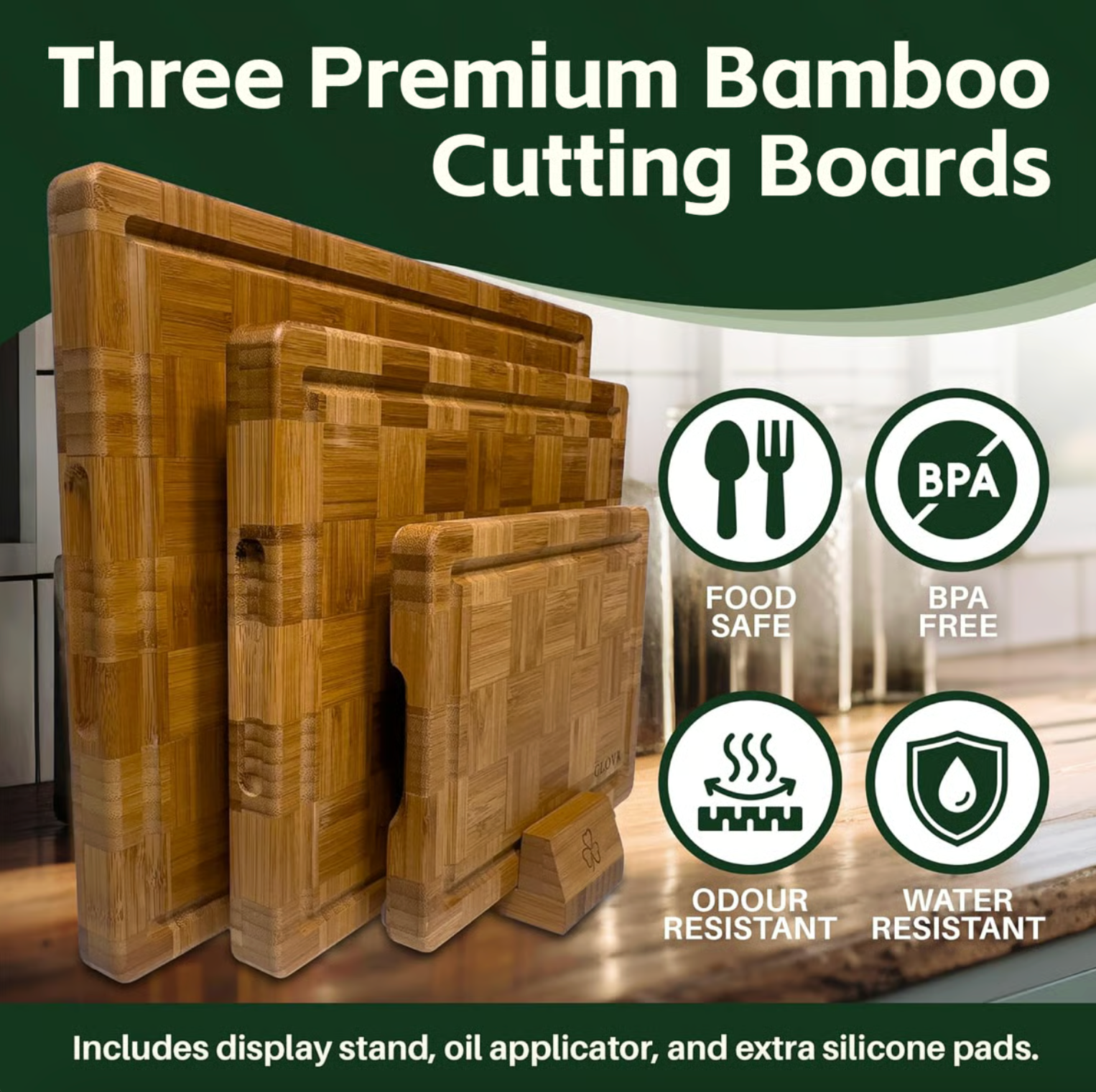 Bamboo Cutting Board Set - CulinaryCrafts™