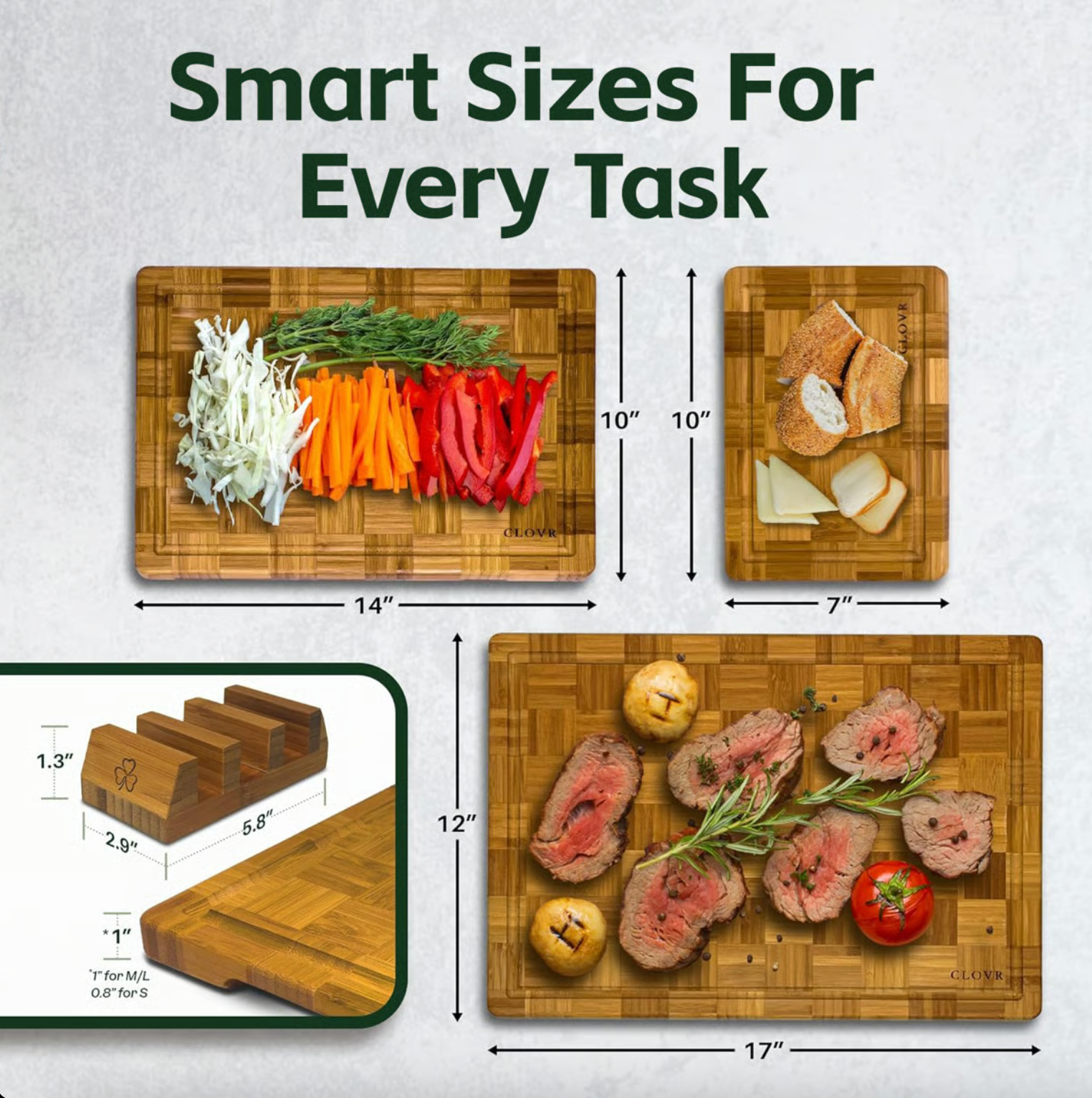 Bamboo Cutting Board Set - CulinaryCrafts™