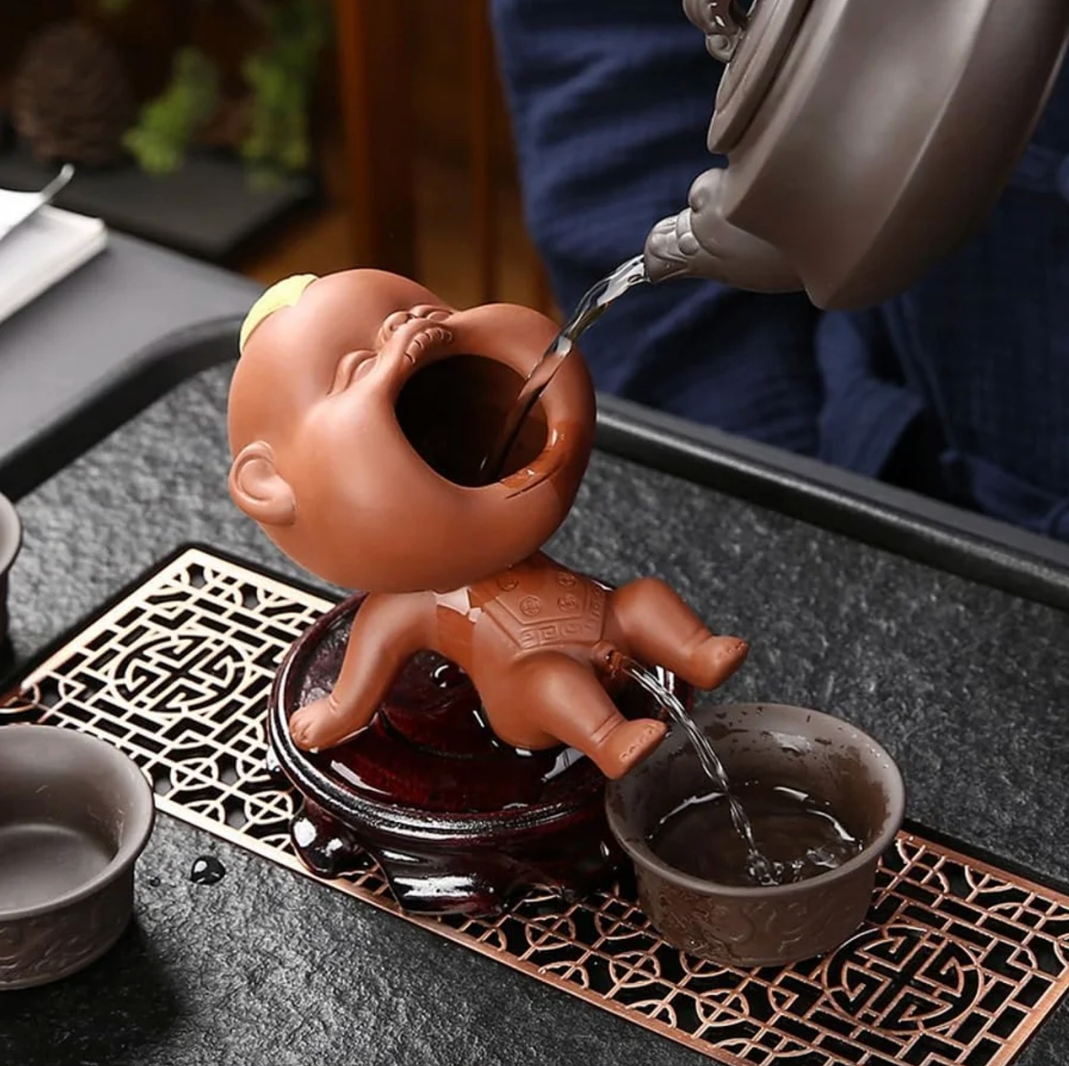 Premium Yixing Tea Filter - Drippy Danny™ with Fine Mesh Design