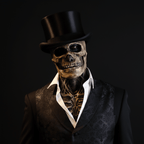 Skeleton Mask with Hat - Phantom Wear