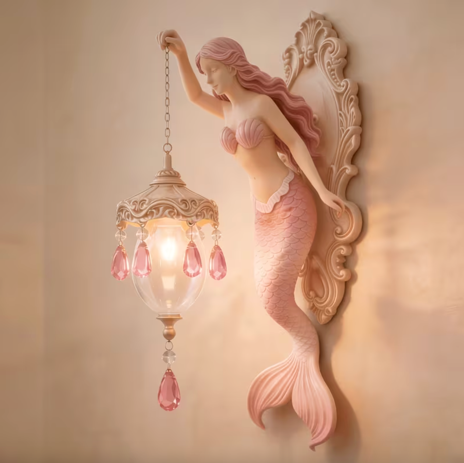 Mermaid Glow Wall Lamp - Luminara Luxe