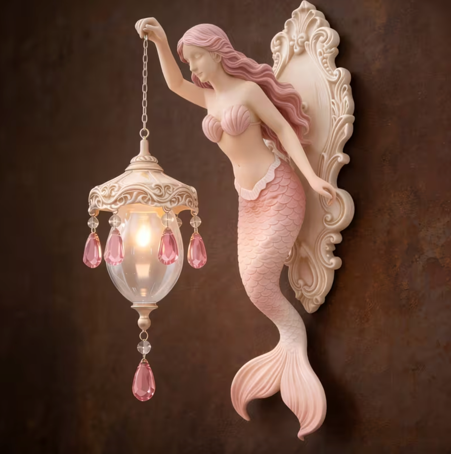 Mermaid Glow Wall Lamp - Luminara Luxe