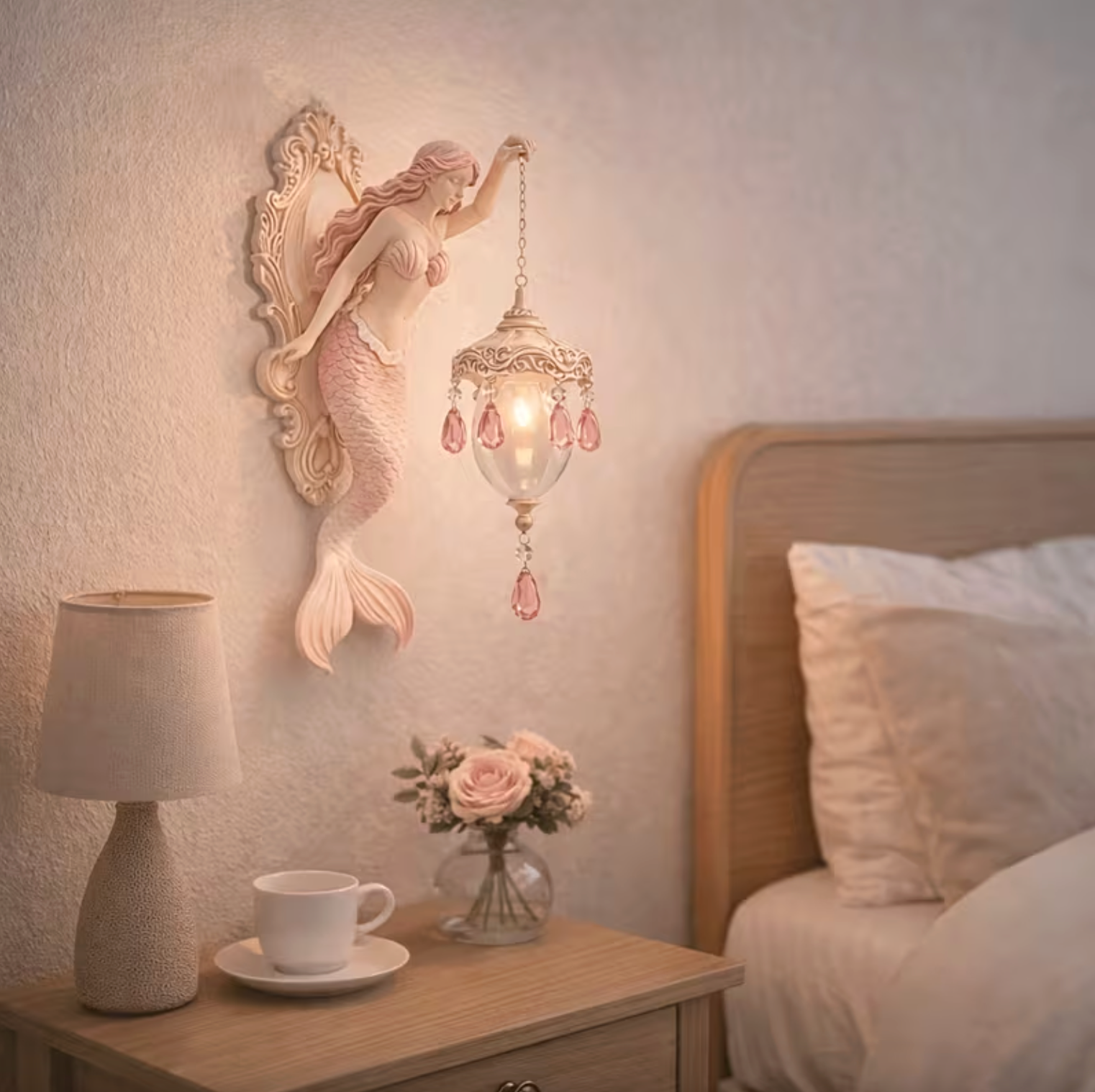 Mermaid Glow Wall Lamp - Luminara Luxe