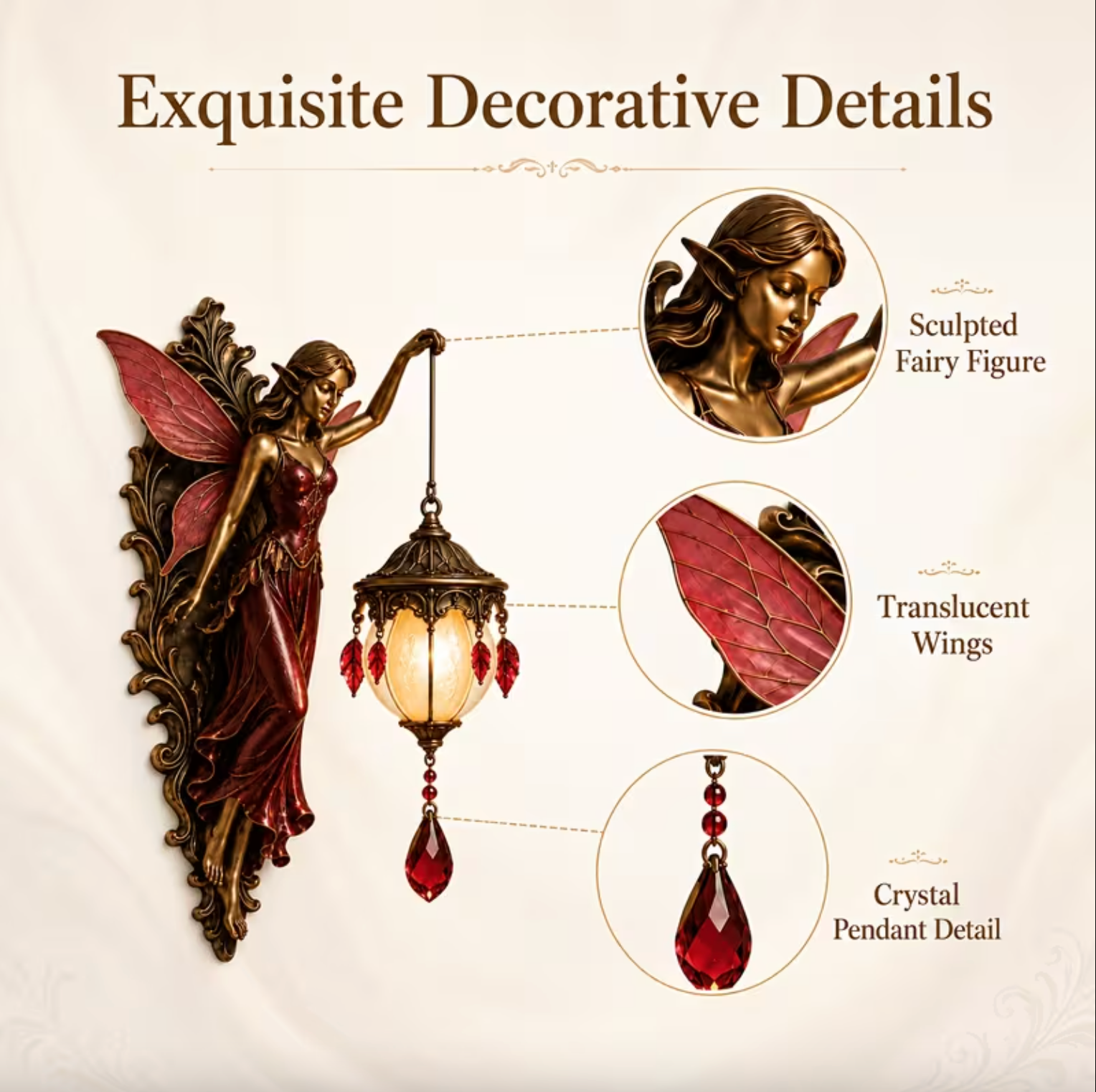 Fairy Glow Wall Lamp - Luminara™ Enchantment Series