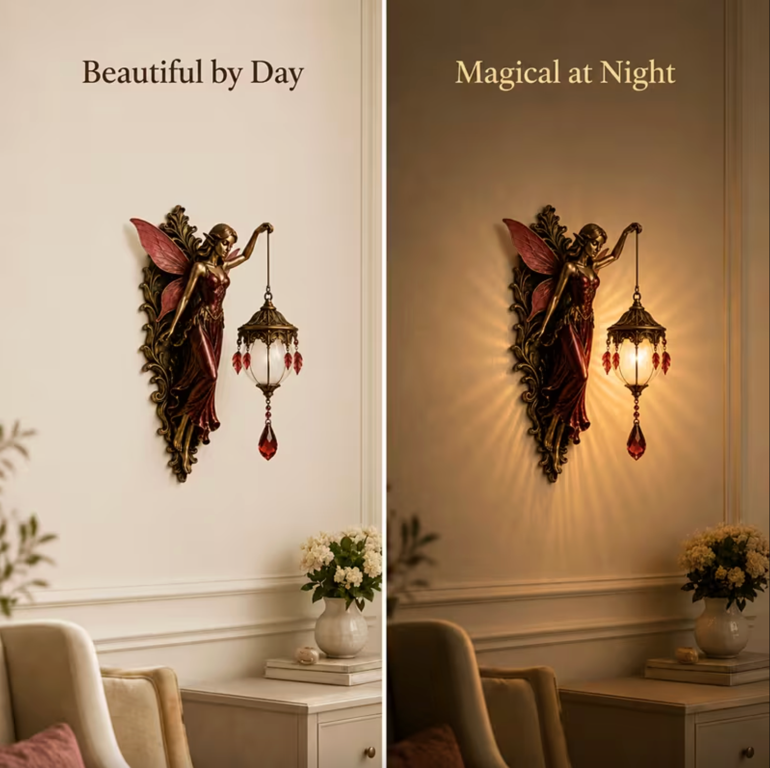 Fairy Glow Wall Lamp - Luminara™ Enchantment Series