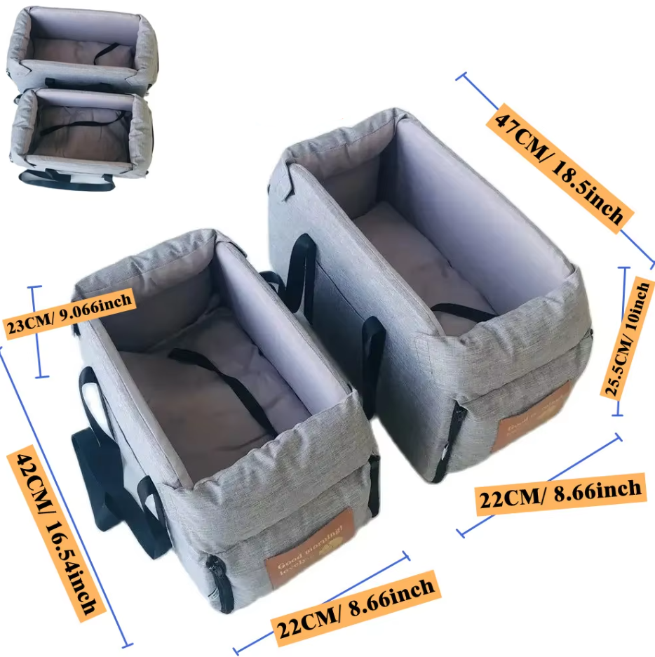 Padded Dog Car Seat - LuxePaws