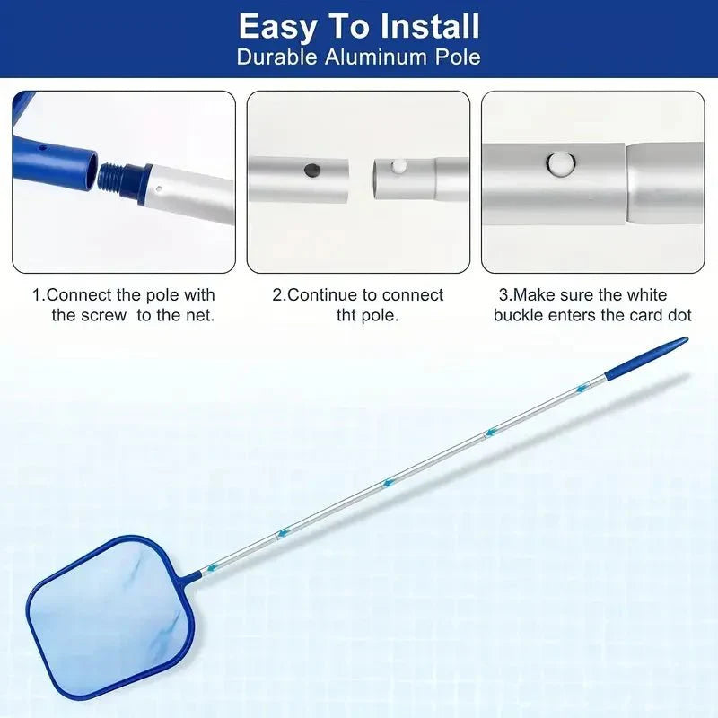 AquaClean Pool Cleaning Set - PureWave Essentials