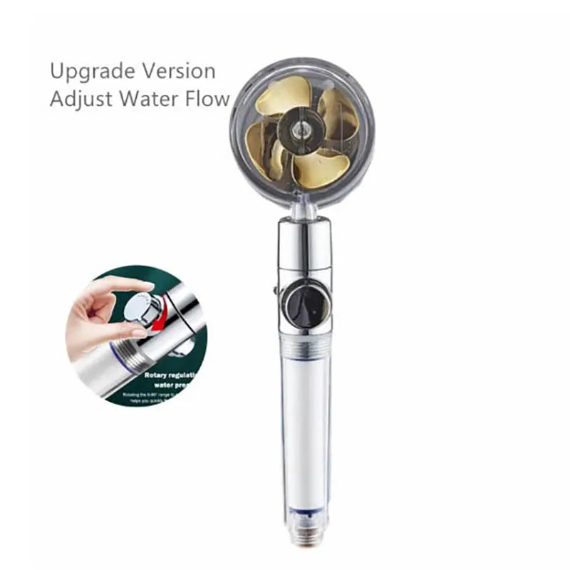 Water-Saving Shower Head with 360° Rotation - AquaEssence