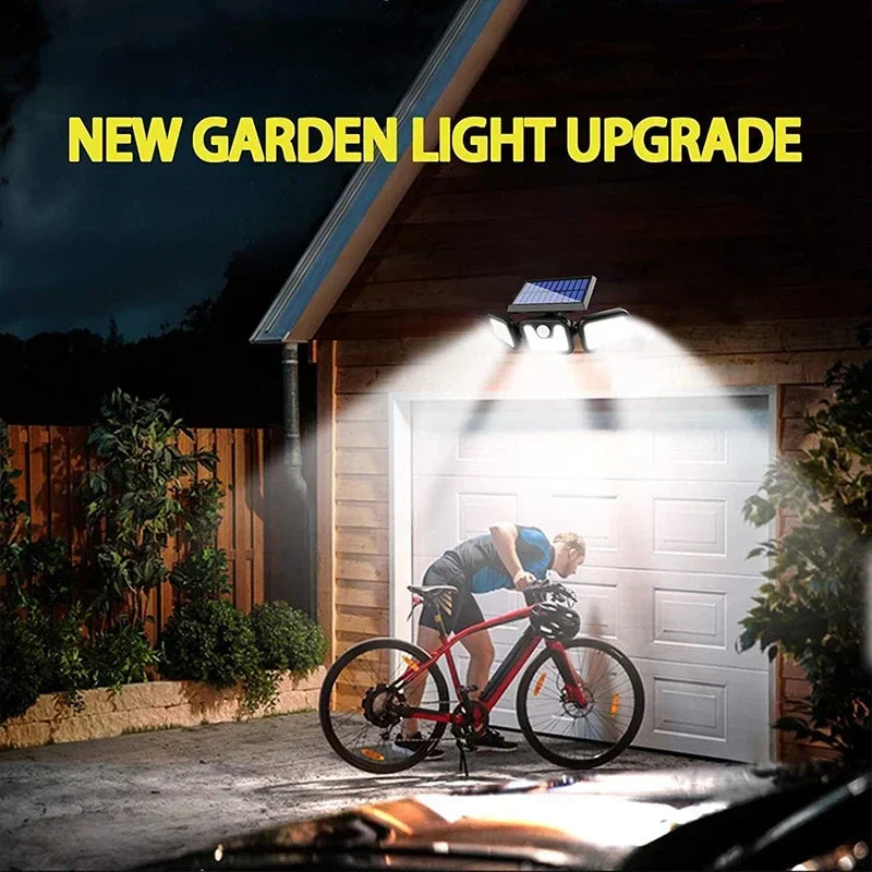 Solar Wall Lamp - LumaGlow with Motion Sensor
