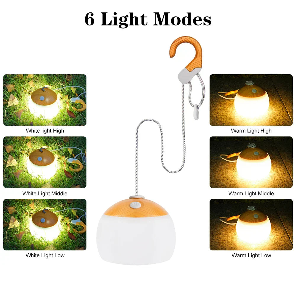 Camping Lantern USB Rechargeable Light - LuminaGlow
