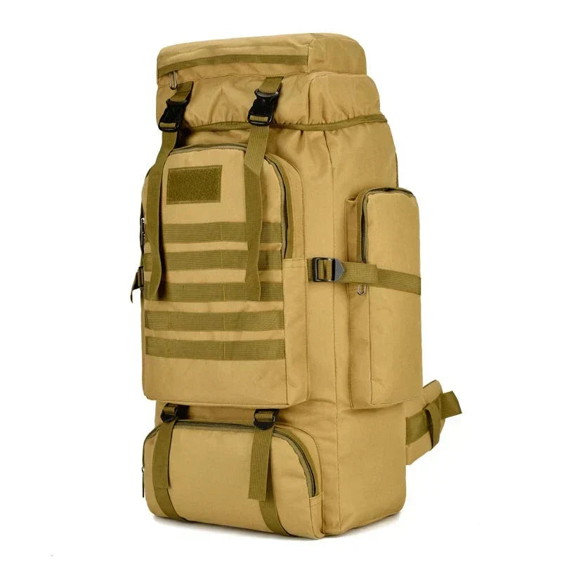 AdventurePro Large Waterproof Hiking Backpack - 80L Capacity