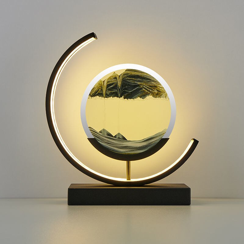 3D Sand Bowl Table Lamp - Luminara Luxe
