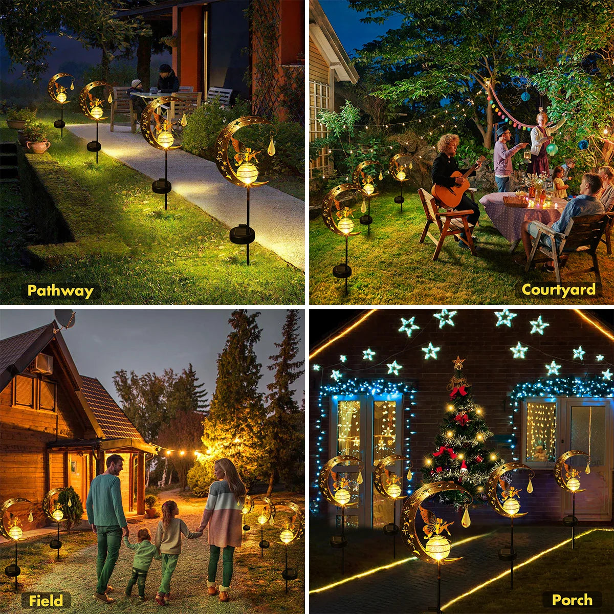 Moon Fairy Solar Light - Luminara Elegance