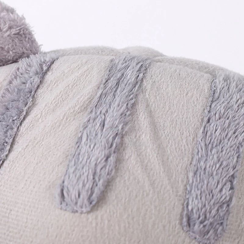 Cozy Gray Cone Pet Cave - Pawsitive Haven