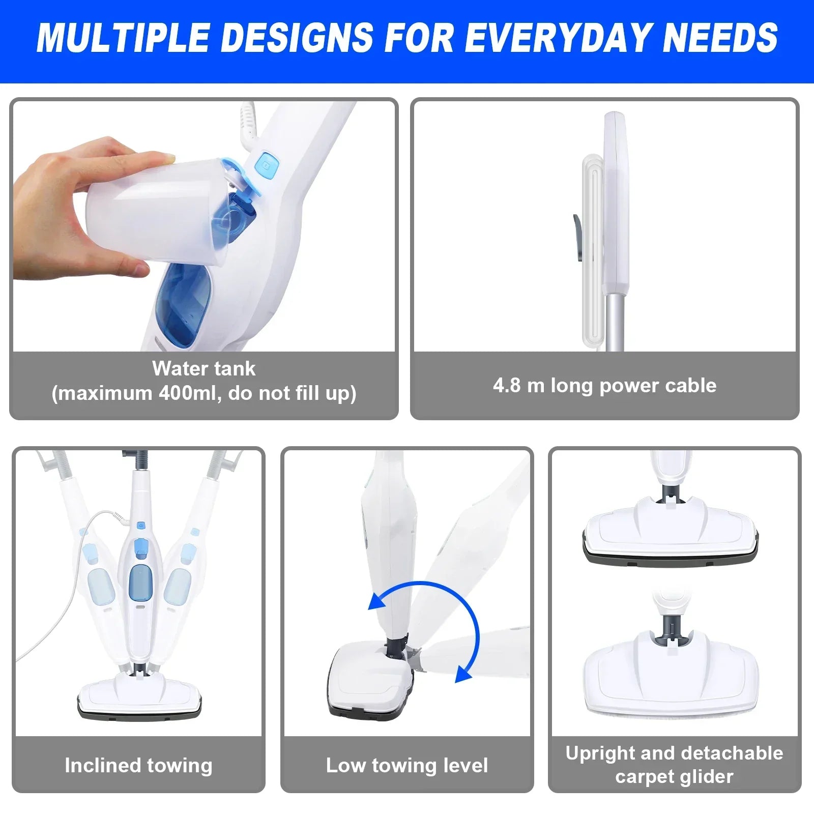Steam Cleaner 10-in-1 Multi-Use - PureClean Pro