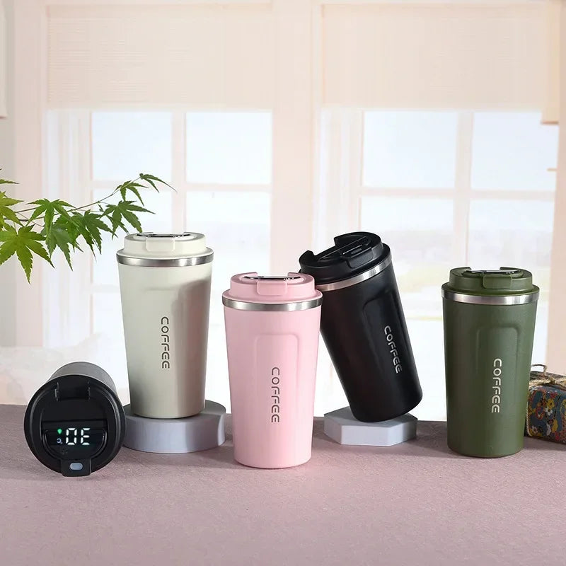 Smart Temperature Display Thermos Mug - LuxeMate