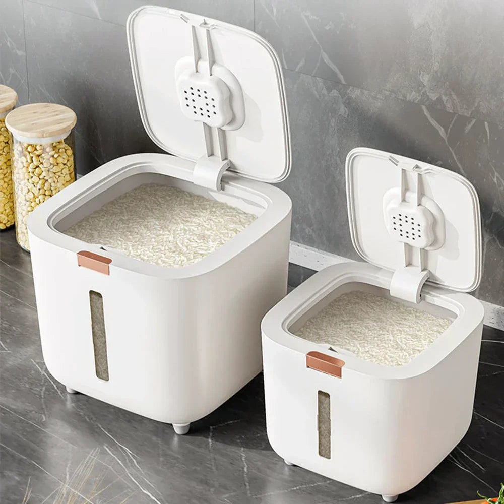 Airtight Rice Storage Container - PureGrain Essentials