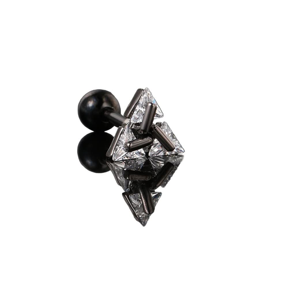 Triangle Earrings - Luxe Modern Design by Elara