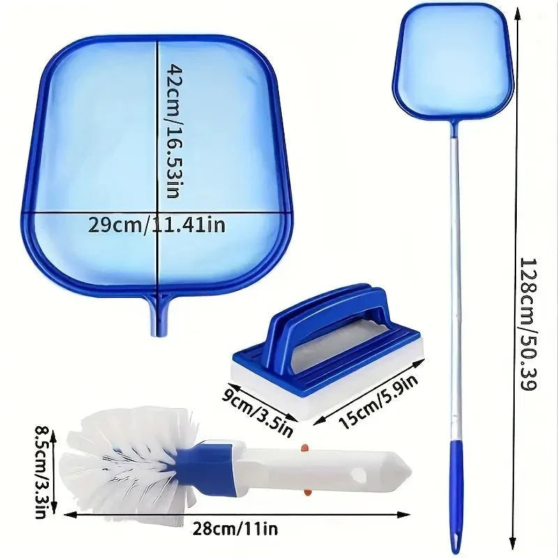 AquaClean Pool Cleaning Set - PureWave Essentials