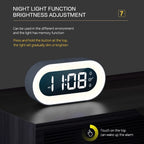 Smart Digital Alarm Clock with Night Light - Luminara