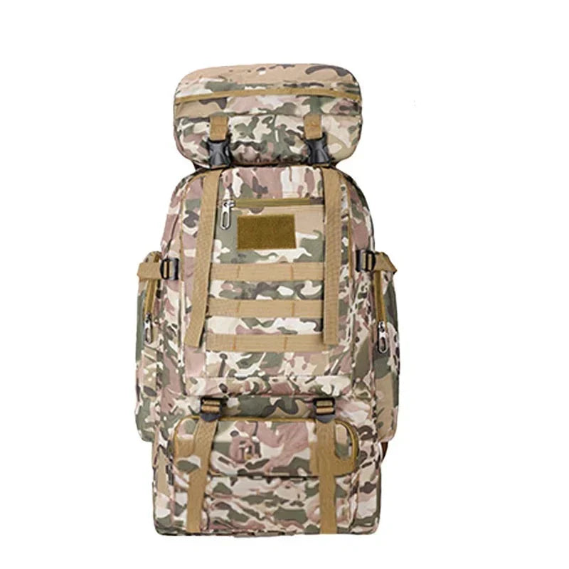 AdventurePro Large Waterproof Hiking Backpack - 80L Capacity