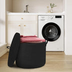 Cotton Rope Storage Basket with Lid - Havenly Home
