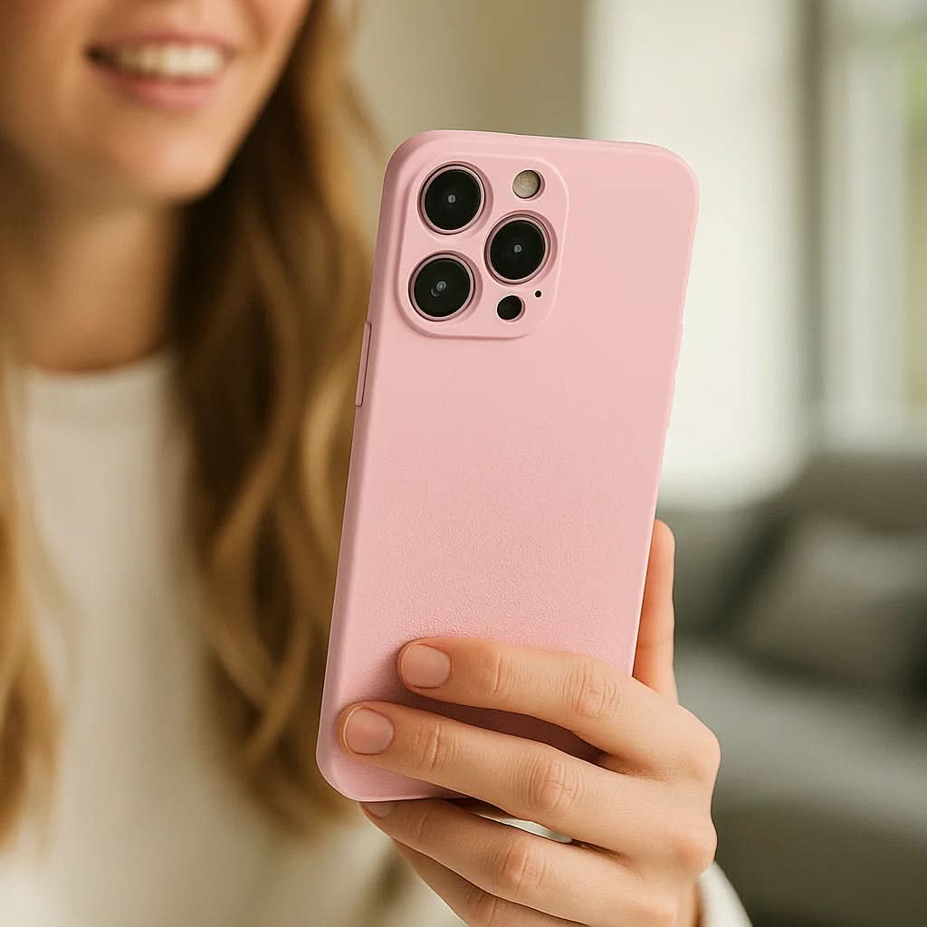 Shock-Resistant Silicone Case - LuxeGuard for iPhone 14-17