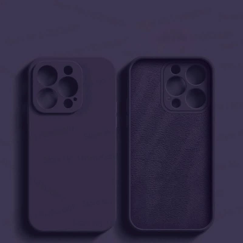 Shock-Resistant Silicone Case - LuxeGuard for iPhone 14-17