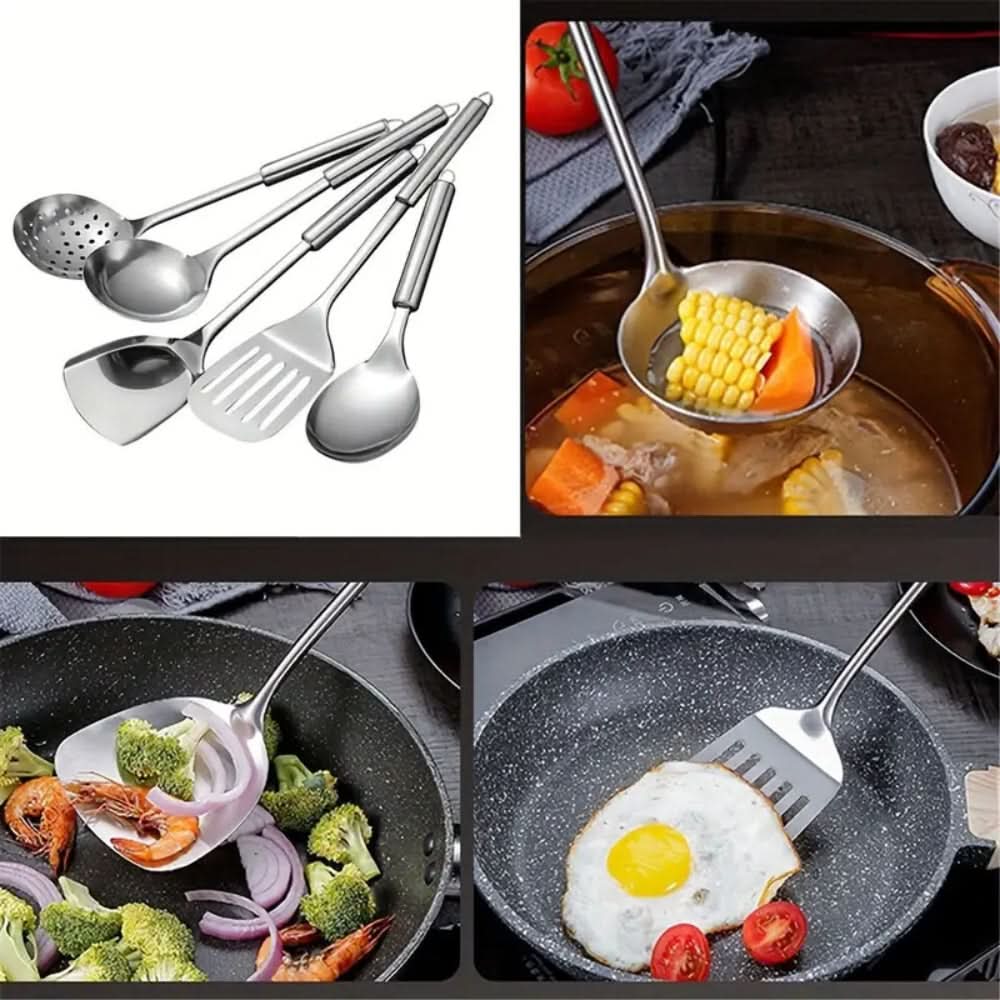 Durable Utensil Set - SteelCraft Essentials