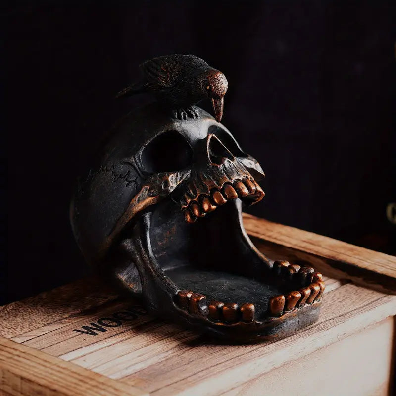 Gothic Tray - ShadowCraft™ with Intricate Skull Design