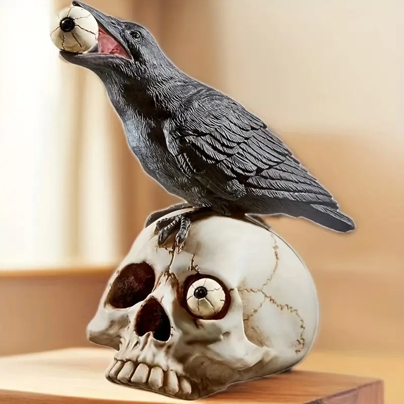 Raven Skull Decor - Mystique Home Accents
