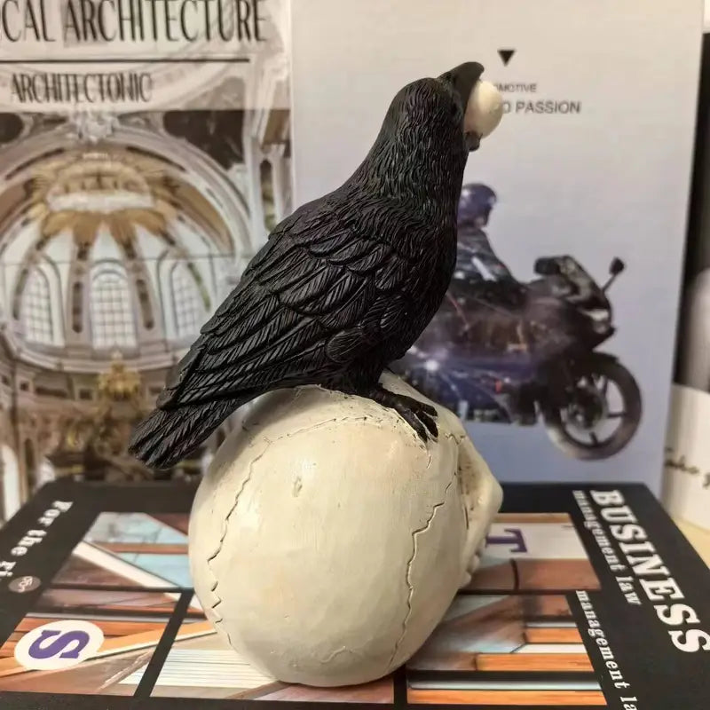 Raven Skull Decor - Mystique Home Accents