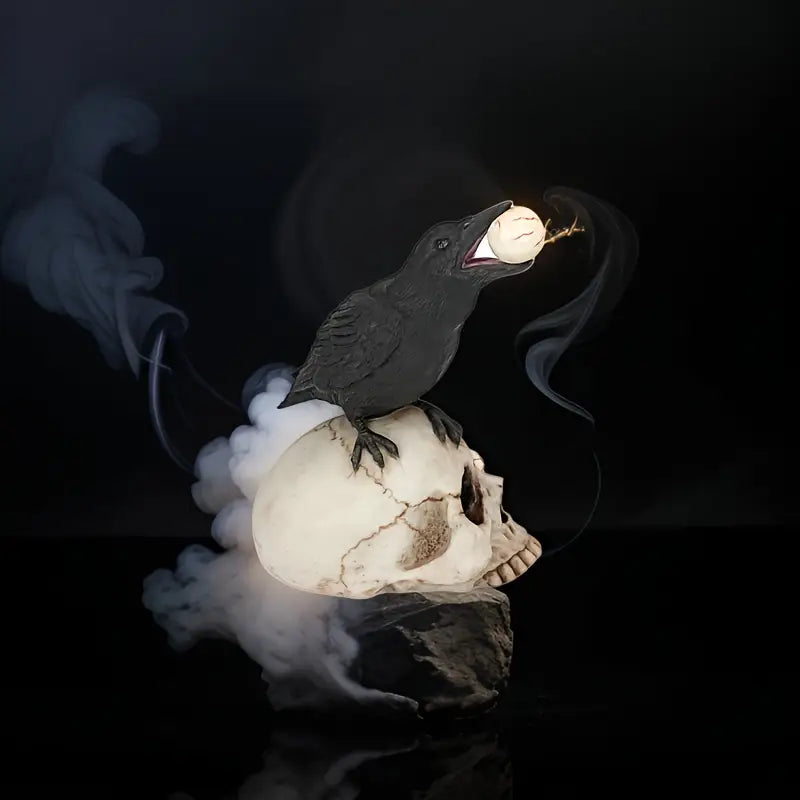 Raven Skull Decor - Mystique Home Accents