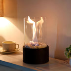 SleekFlame Table Fireplace - LuxeGlow Designs