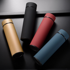 Smart Thermos Bottle with Temperature Display - AquaSense