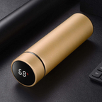 Smart Thermos Bottle with Temperature Display - AquaSense