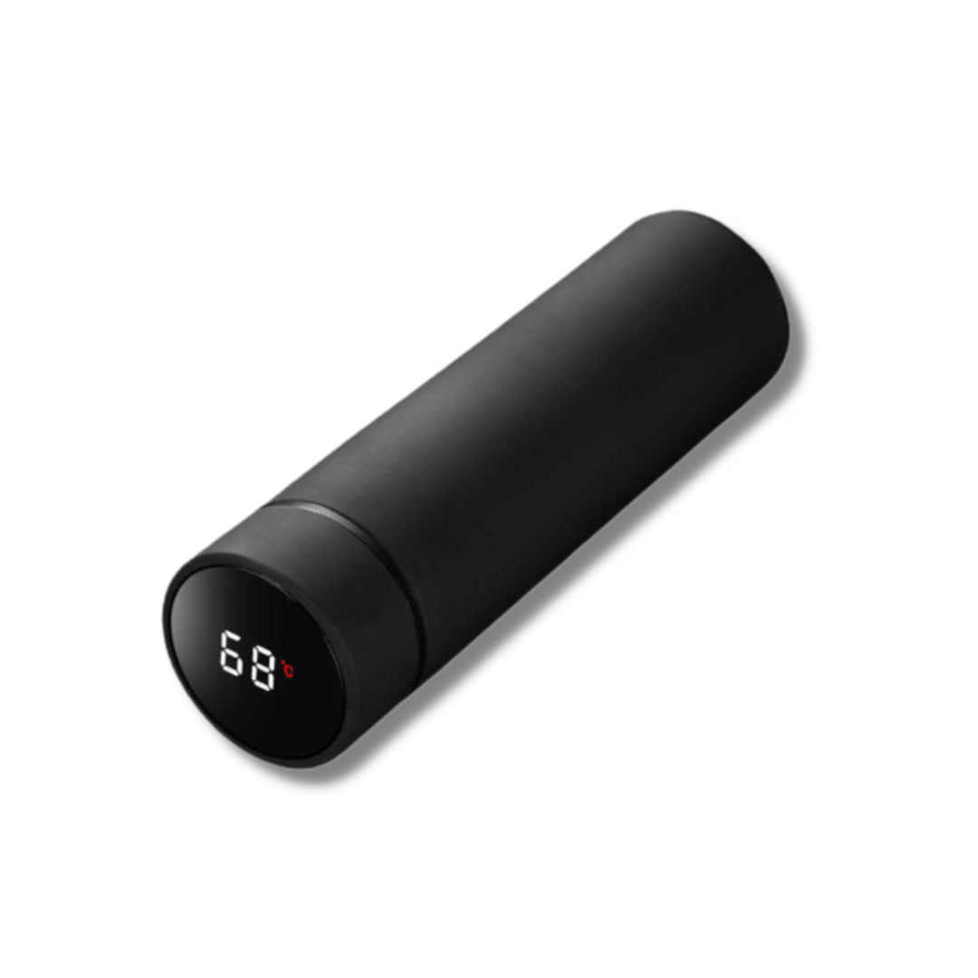 Smart Thermos Bottle with Temperature Display - AquaSense