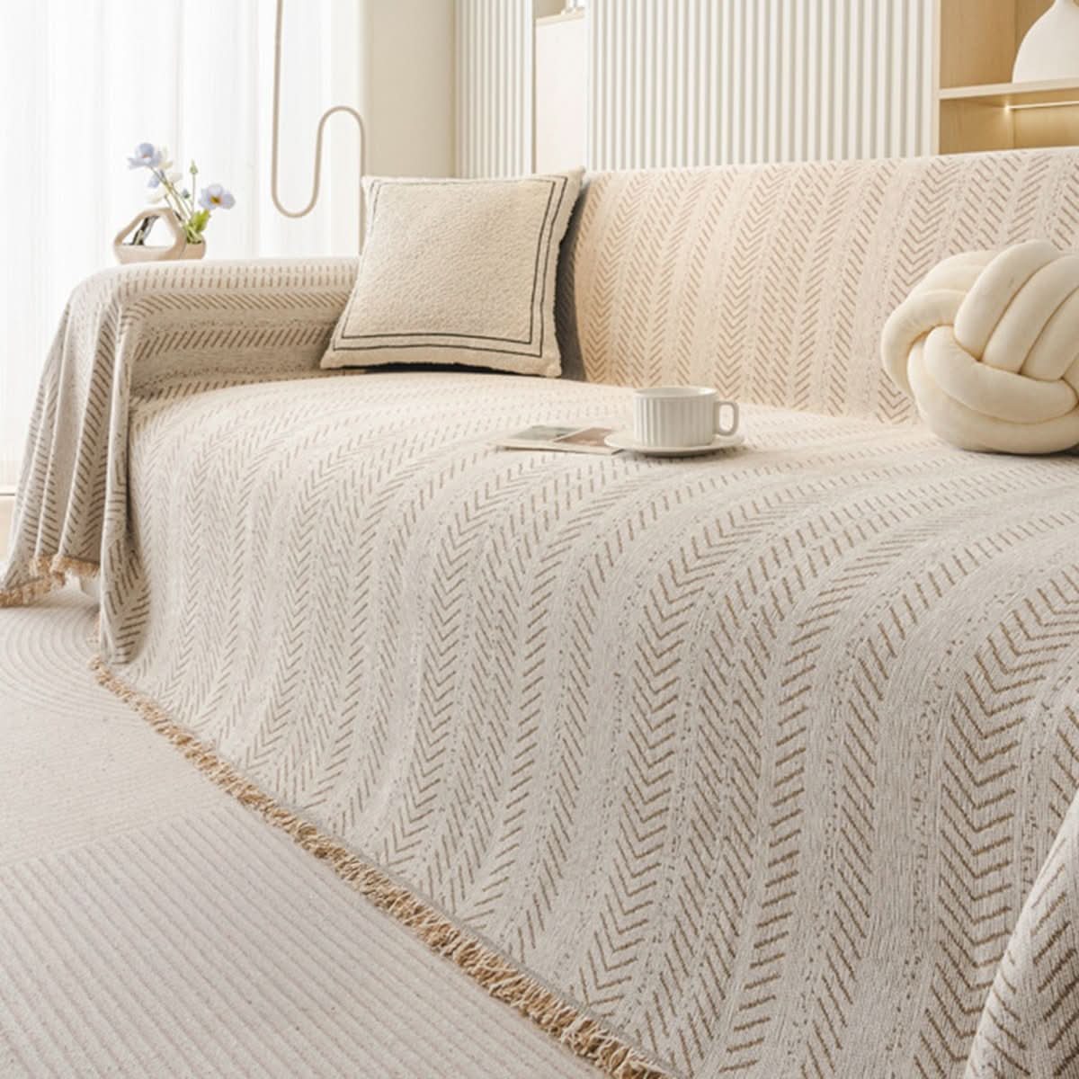 Sofa Cover - LuxeGuard Scratch-Resistant Chenille Protector