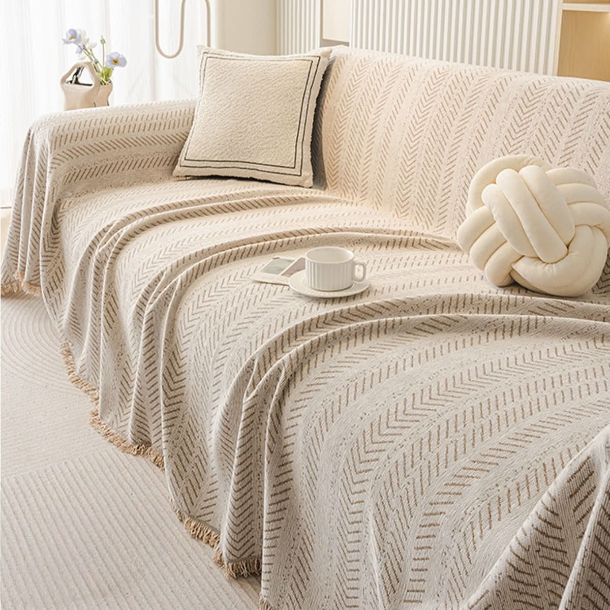 Sofa Cover - LuxeGuard Scratch-Resistant Chenille Protector