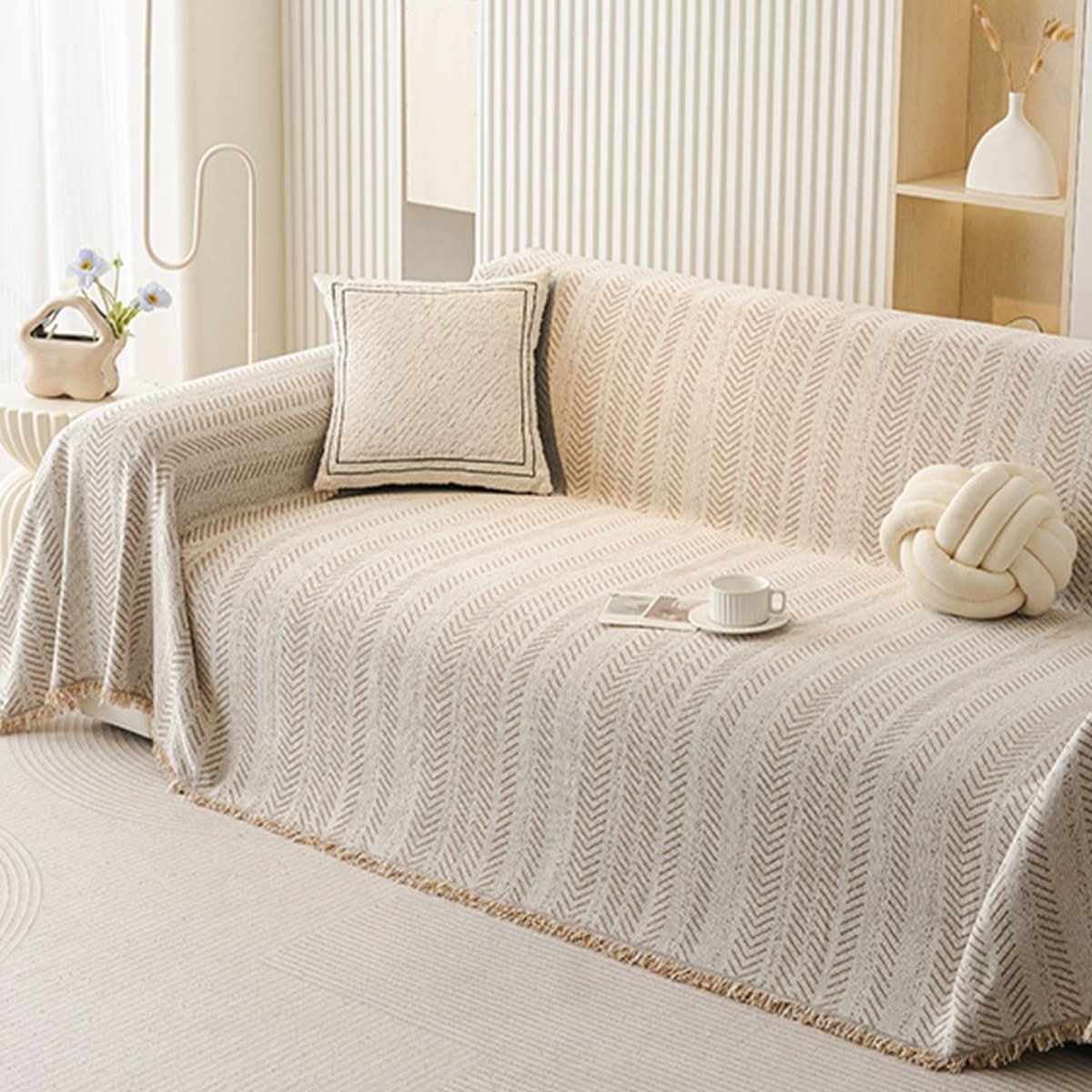 Sofa Cover - LuxeGuard Scratch-Resistant Chenille Protector
