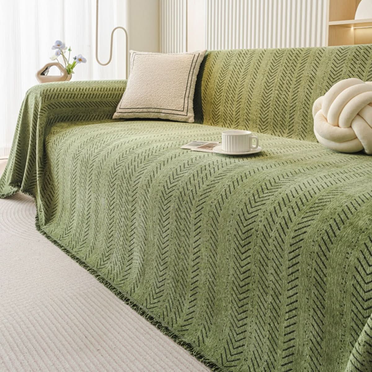 Sofa Cover - LuxeGuard Scratch-Resistant Chenille Protector